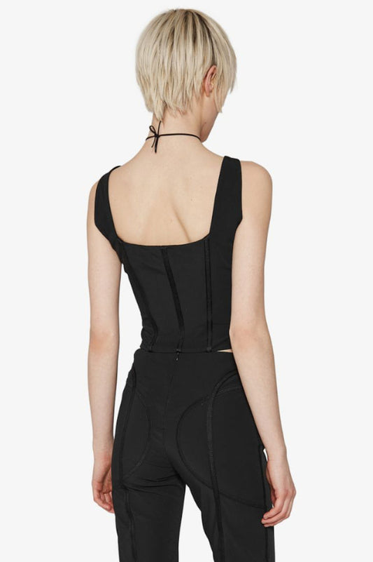 Black Lara Corset Top