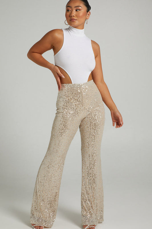 Room Full Of Stars Sequin Flares