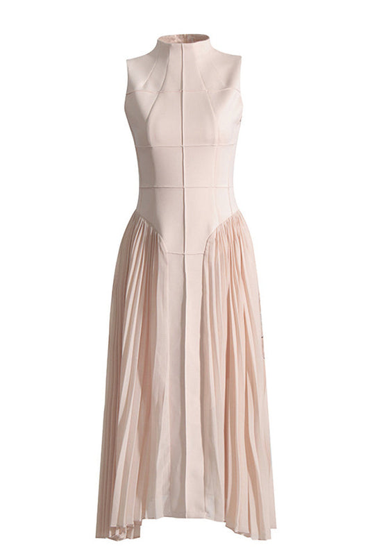 Amira Highend Sleeveless Pleated Dress