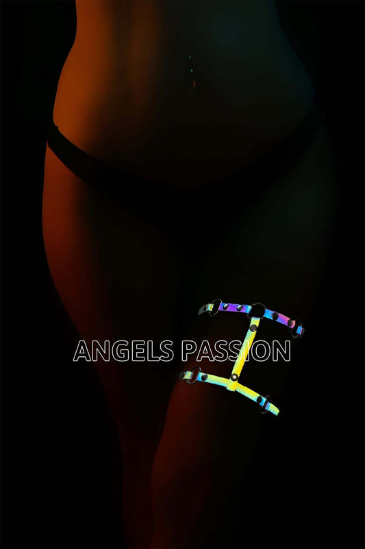 Reflective Leg Band - sexy harness