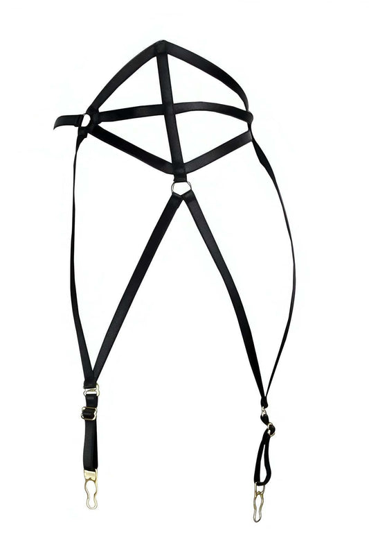 Very Sexy Rubber Garter Harness