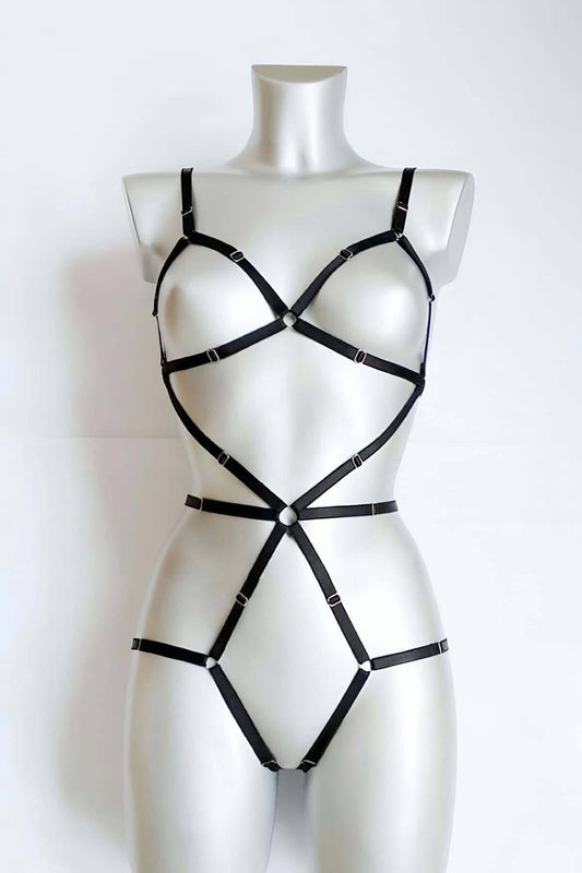 Rubber Harness That Makes Your Body Look Sexy
