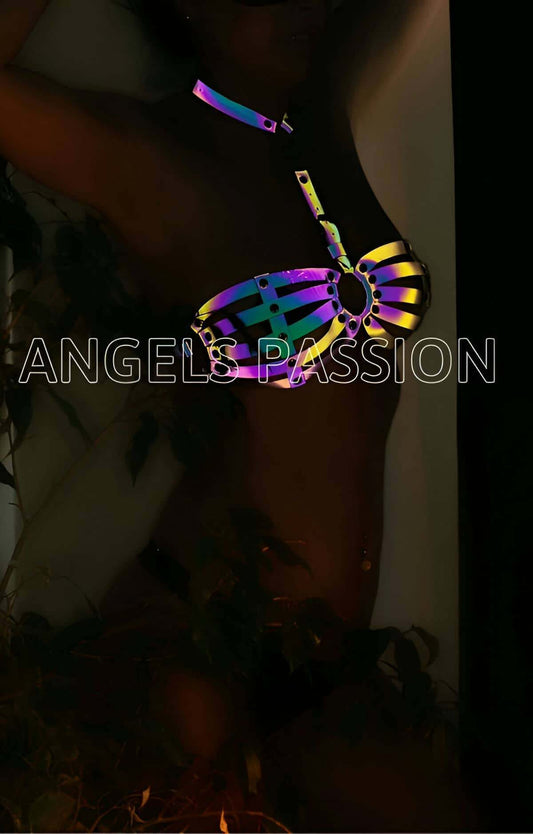 Women's Underwear Colorful Reflective Bra