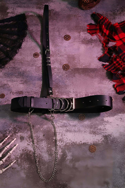 Single Shoulder Strap Leather Harness