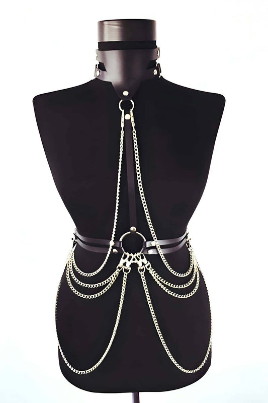 Special Production Leather Model - leather bra