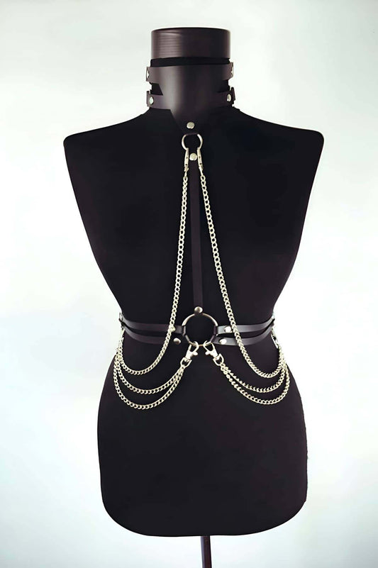 Special Production Leather Model - leather garter