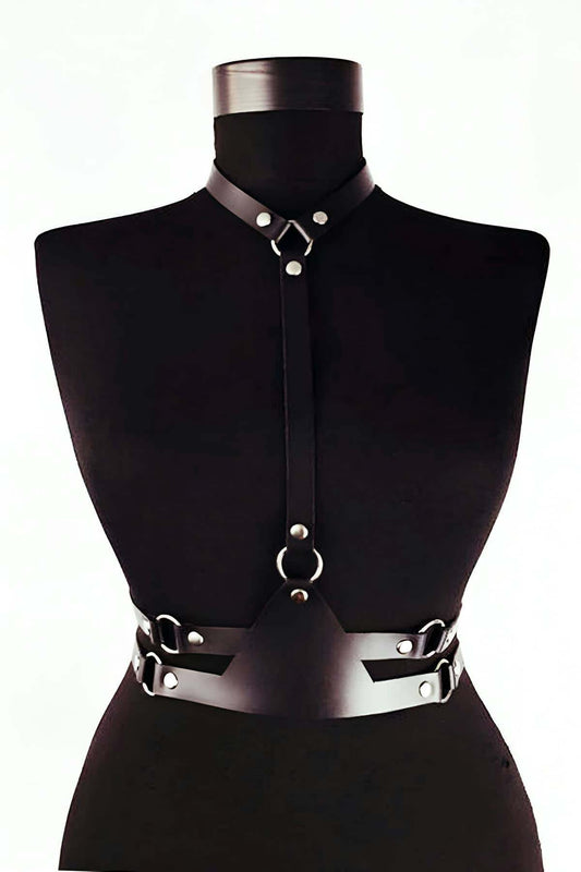 Special Production Leather Model - body harness for women