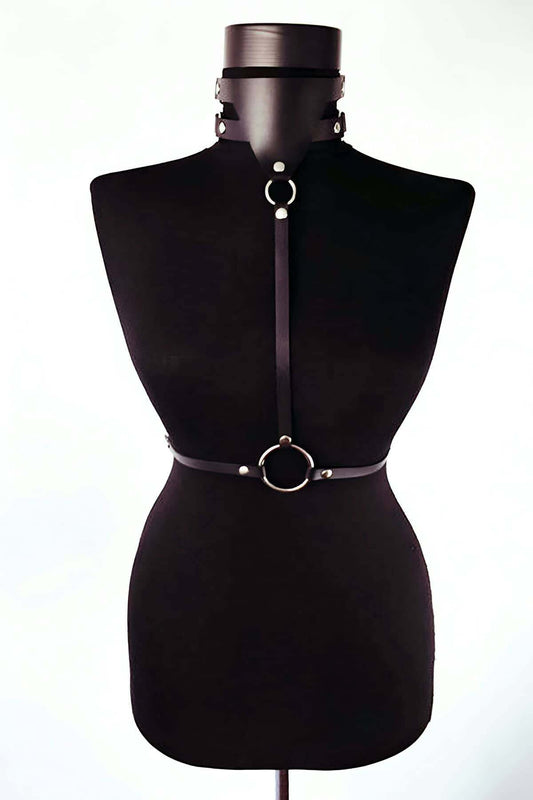 Special Production Leather Model - leather harness women