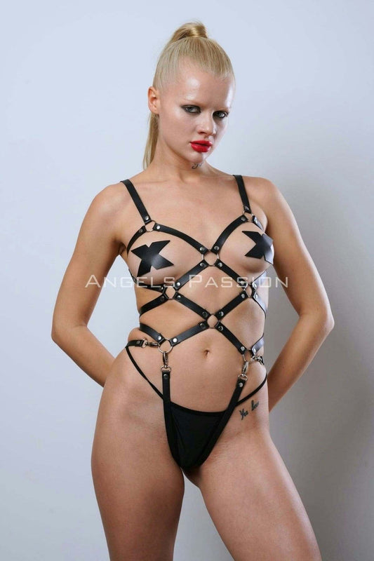 Leather Fantasy Clothing, Full Body Harness