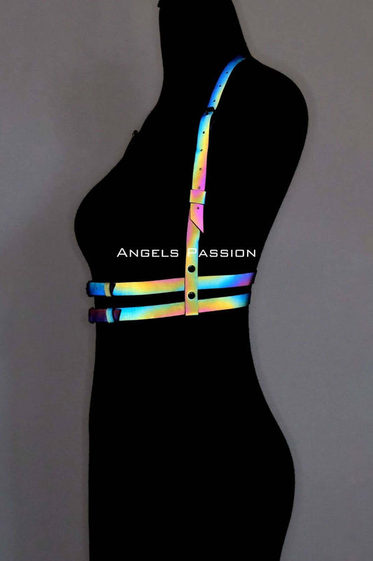Colorful Reflective Chest Harness, Glow in the Dark Chest Harness