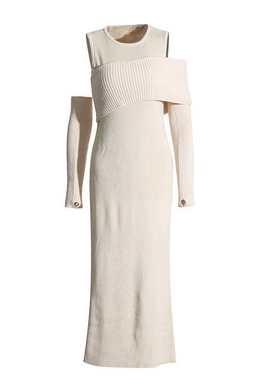 Overlay Knitted Dress