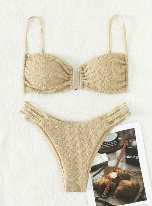 Minimalist Cut-Out Bikini – Midnight Swim