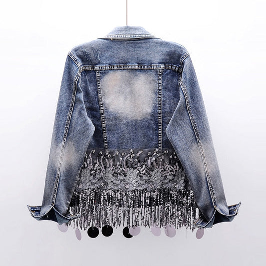 Run Through It Denim Polished Jacket