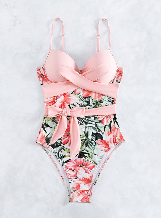 Luxe Strappy Swimsuit – Golden Hour