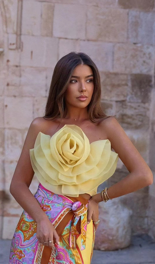 Yellow Flower Top