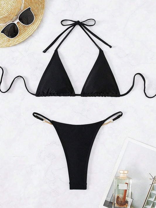 Sculpted Bikini – Halter Luxe