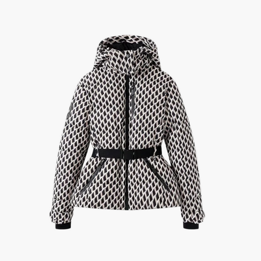 Noble Women's Coat | Quilted, Hooded, Belted