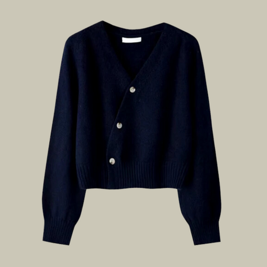 Hazel Women's Sweater | Wool, Button-Front