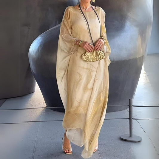 Lauraâ„¢ - Charming Silk Chiffon Dress