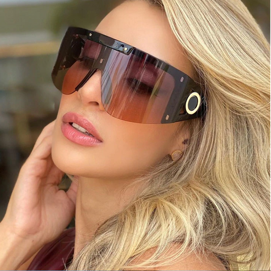 No Word Needed Shield Sunglasses