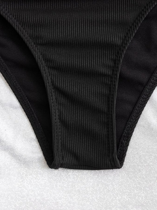 Elegant High-Waist Bikini – Wave Rider