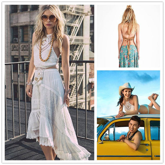 Romantic Strappy Swimsuit – Floral Dream