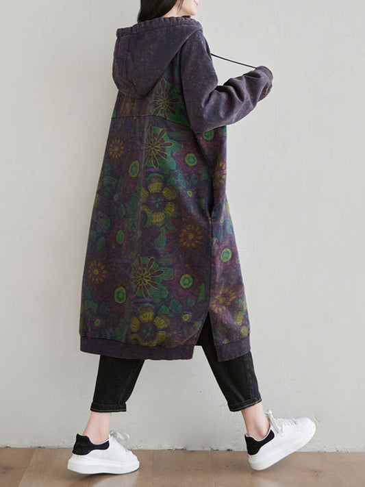 Smile You Fake Hooded Dress