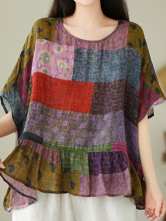 You Have a Beautiful Life Bat Sleeve Tops