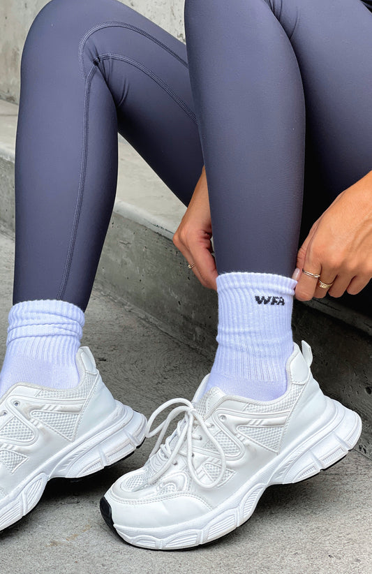 WFA Socks White/Charcoal