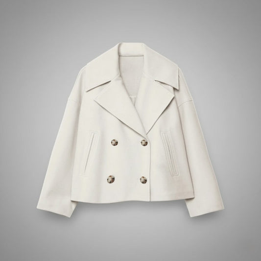 Gemma Women's Jacket | Button Front, Cropped