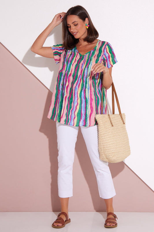 Cabo Bag - Brown/Cream