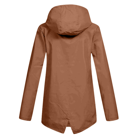 Aria Women’s Breathable Hooded Rain Jacket