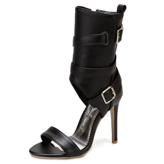 Girl Like Me Don't Cry Mid-Calf Sandals