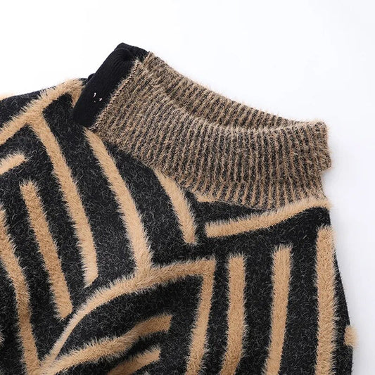 Slipping Back On Golden Times Winter-Ready Sweater