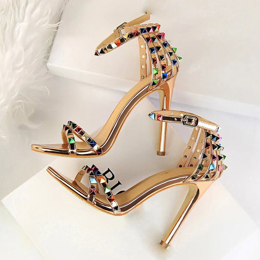 Til The Moon Floating Heels Sandals