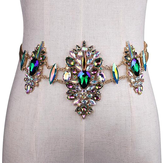 Mad Love Metal Rhinestone Belts