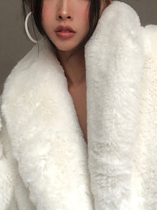 Light Furry Elegant Coat