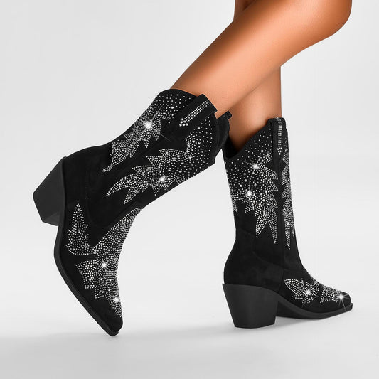 Aria Women's Western Boots | Rhinestone