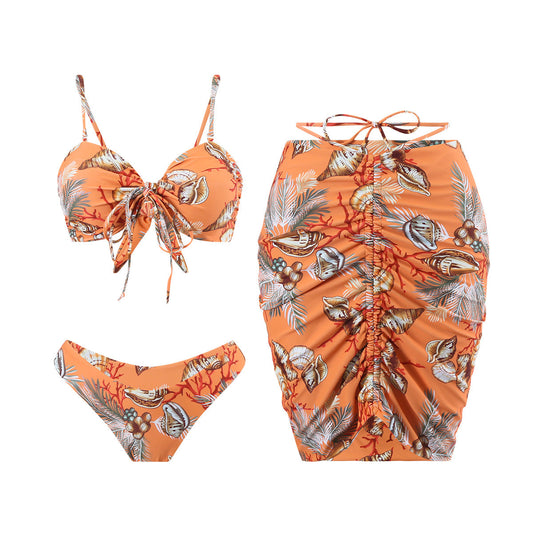 Chic Two-Piece Set – Tropical Bloom