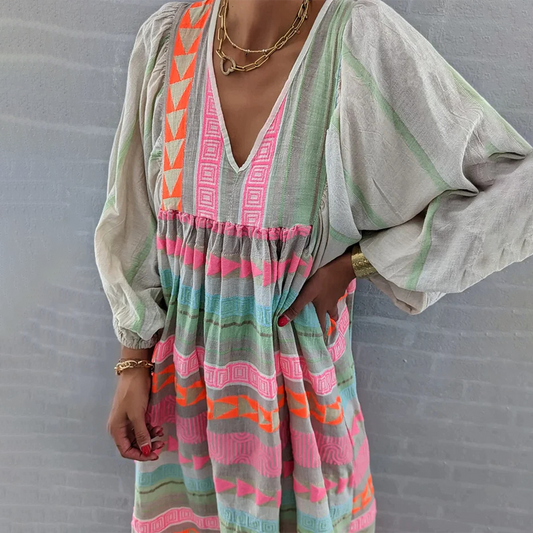 Sabrinaâ„¢ - Comfortable Boho Dress