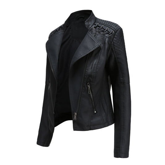 Ember Women’s Trendy Zipper Front Jacket