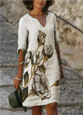 Hazel Women's Midi Dress | Floral