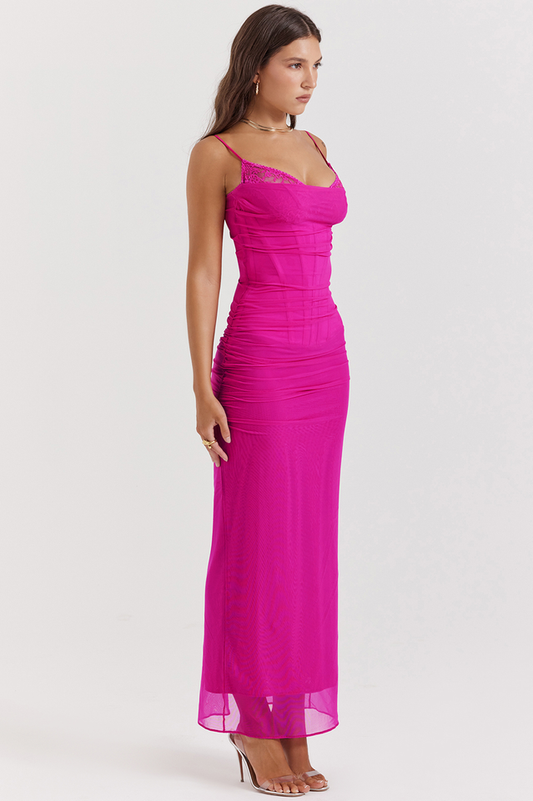 Nalini Fuchsia Maxi Dress