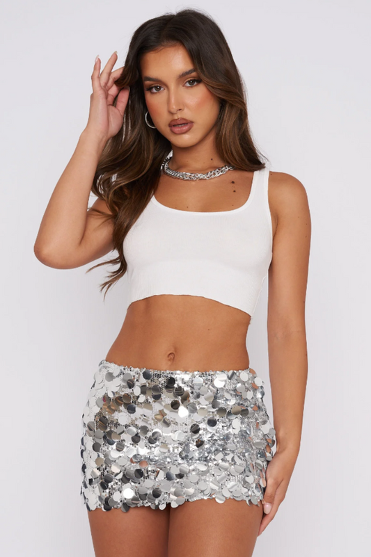 Disco Fever Mini Skirt