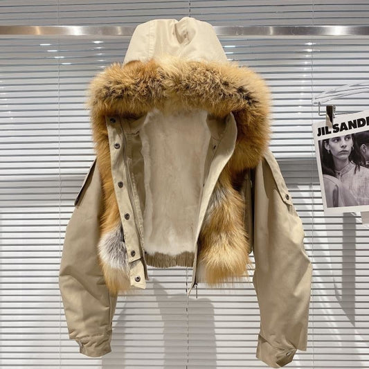 Early Goodbye Crop Polished Jacket