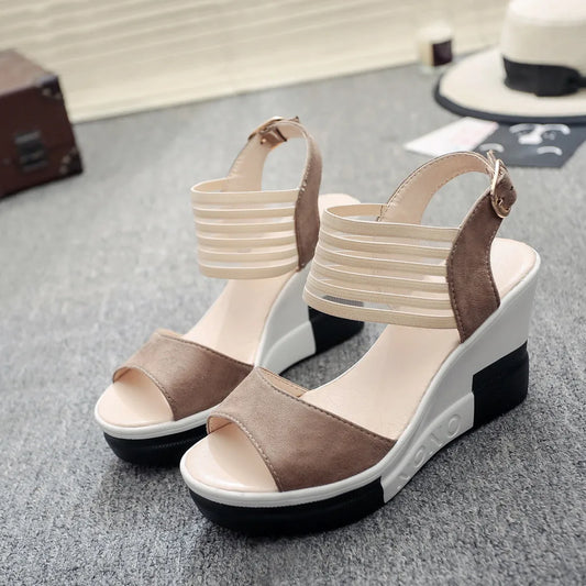 Walked Me Home Wedges Sandals