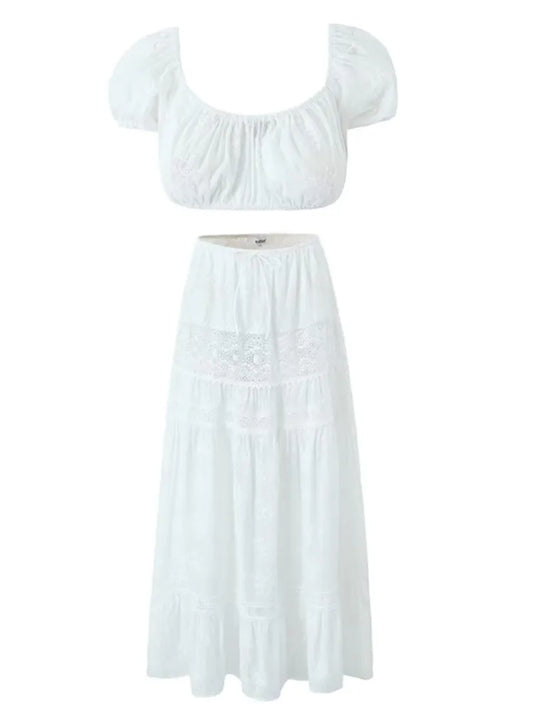 Turn Away From The Wall Skirt Set