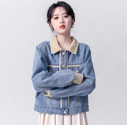 Halo Hue Denim Polished Jacket