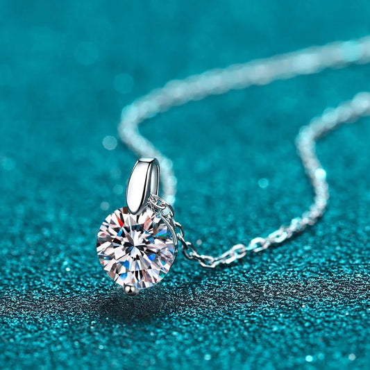 Starlight Nightfall Solitaire Necklace