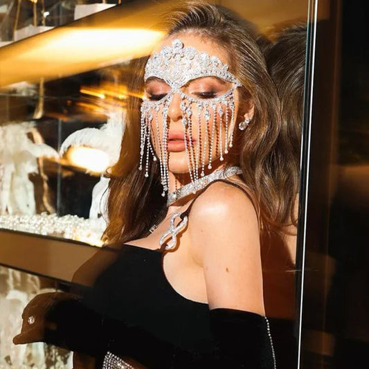 Golden Clouds Mask Jewelry